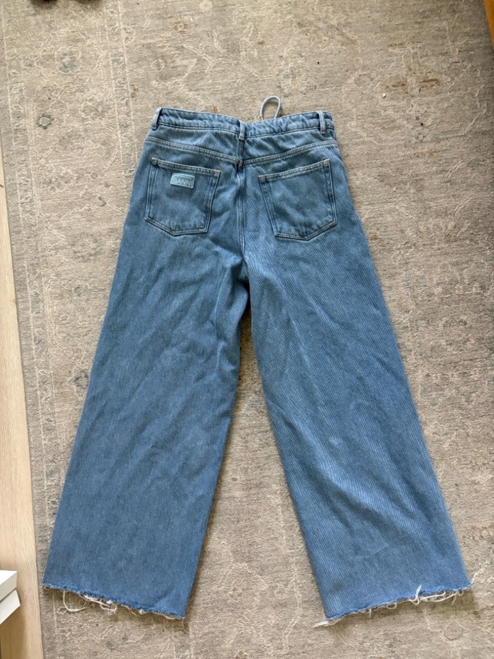 Ganni Wide Leg Jeans – Size 31 - Picture 7 of 8